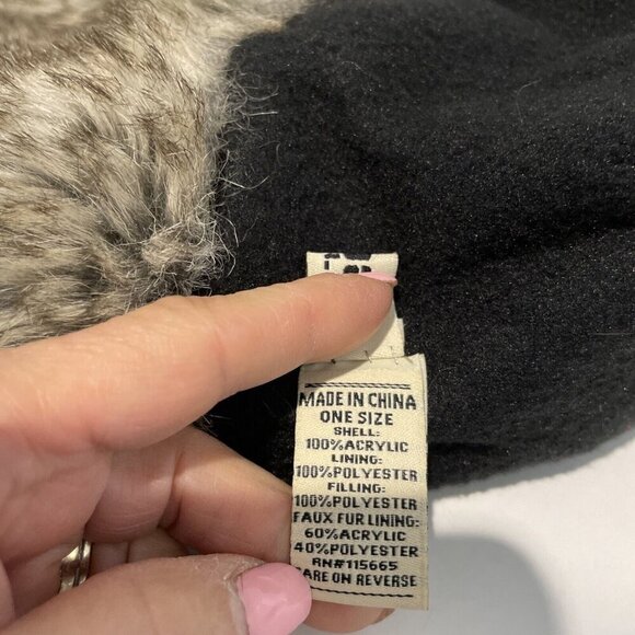 Urban Pipeline Trapper Hat Cap Brown Faux Fur Knit Insulated Snowflake Adult - Picture 11 of 12